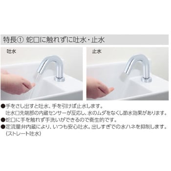センサー水栓 電池式 ロング KVK 自動水栓 【通販モノタロウ】