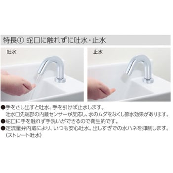 Sensor faucet battery type KVK Automatic Faucets - Type: compact