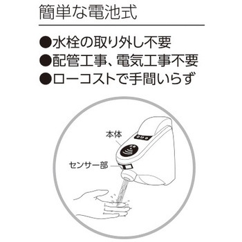 センサー水栓 (吐水口回転形立水栓タイプ用) KVK