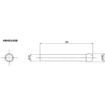 トラック用ロープフック(ストレート型) ステンレス 信和自動車工業