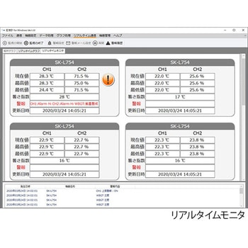 記憶計(R) 中国語版校正証明書付 SK-L751シリーズ 佐藤計量器製作所