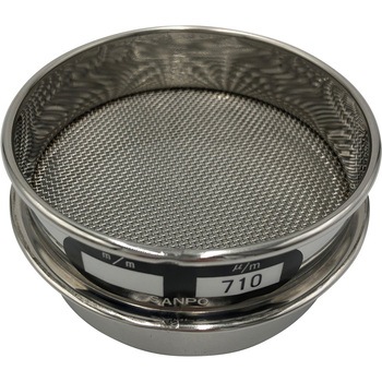 ステンレスふるい Φ75×20mm 校正証明書 ISO9001 付 サンポー