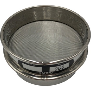 ステンレスふるい Φ75×20mm 校正証明書 ISO9001 付 サンポー