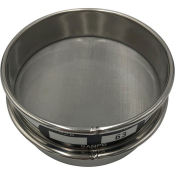 ステンレスふるい Φ75×20mm 校正証明書 ISO9001 付 サンポー