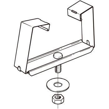 ダクト(開口上向き用器具取付金具) ネグロス電工