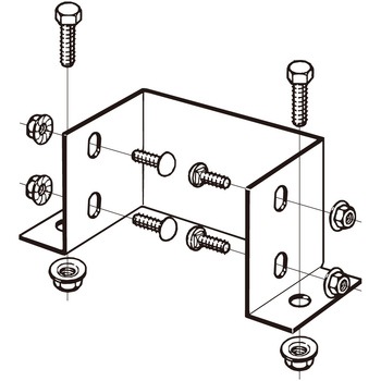 ダクト(盤接続金具) ネグロス電工