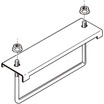 ダクト(形鋼用ダクト交差支持金具) ネグロス電工 接合ユニット 【通販モノタロウ】