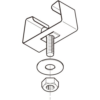ダクト(開口上向き用器具取付金具) ネグロス電工