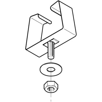 ダクト(開口上向き用器具取付金具) ネグロス電工