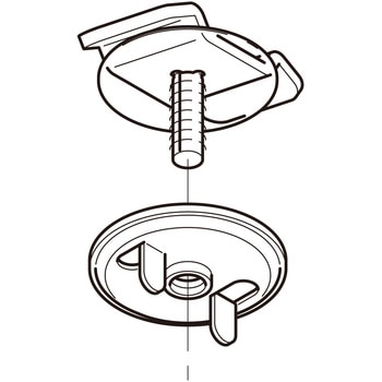 レースウェイ サスウェイ アルミダクト(開口下向き用器具取付金具) ネグロス電工