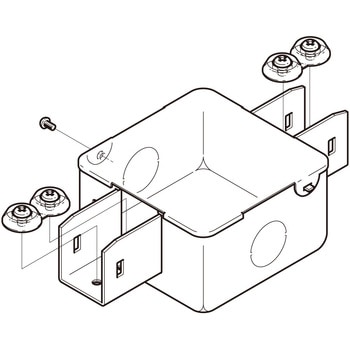 レースウェイ(ジャンクションボックス DP2用) ネグロス電工