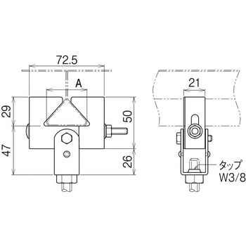 吊り金具(F、雪印F、SF、N、ハイデッキ用) ネグロス電工