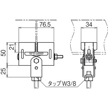 HBLID-W3 吊り金具(アイ、Lデッキ用) ネグロス電工 1個 HBLID-W3 HBLID-W3 吊り金具(アイ、Lデッキ用) ネグロス電工 1個 HBLID-W3