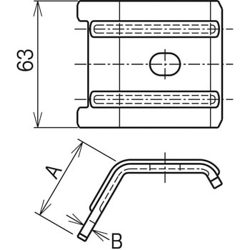 吊り金具(H形・I型鋼用) ネグロス電工