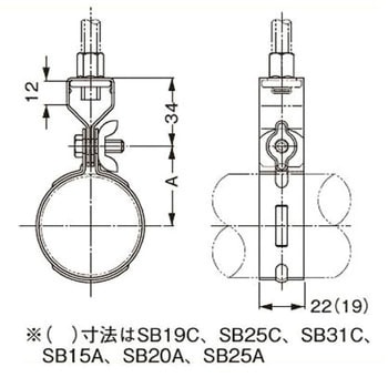 吊り金具(電線管・配管用・鋼管用) ネグロス電工