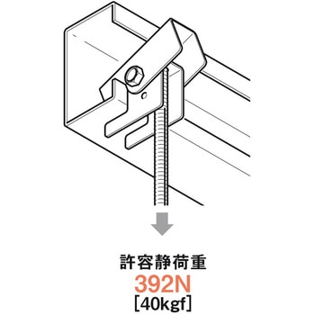 吊り金具(リップみぞ形鋼用) ネグロス電工