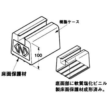 デーワンブロック 屋上露出配管用ブロック 樹脂ケース製 ネグロス電工 照明 支持金具 通販モノタロウ Mkb1510pc