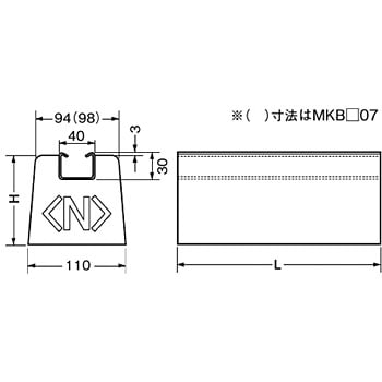 S Mkb1513 デーワンブロック 屋上露出配管用ブロック 1個 ネグロス電工 通販サイトmonotaro