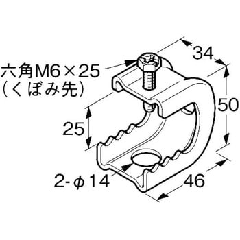 パイラック (一般形鋼用管支持金具) ネグロス電工