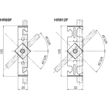 ネグロック(吊りボルト・丸鋼交差金具 HR型) ネグロス電工