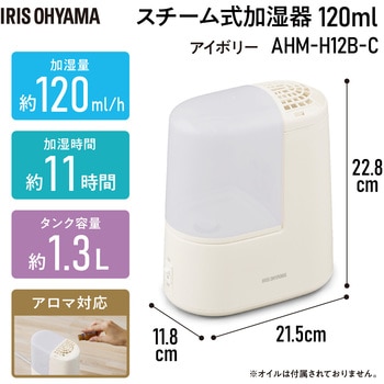 スチーム式加湿器 120ml アイリスオーヤマ