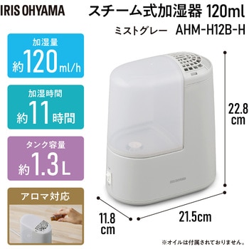 スチーム式加湿器 120ml アイリスオーヤマ