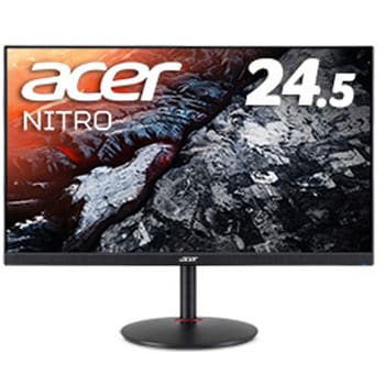 XV252QFbmiiprx Nitro 24.5型ワイド液晶ディスプレイ (24.5型/フルHD：1920×1080  (16:9)/DisplayPort、HDMI/ブラック/スピーカーあり/IPS/非光沢/400cd/1ms/0.5ms/390Hz) 1台 Acer( エイサー) 【通販モノタロウ】