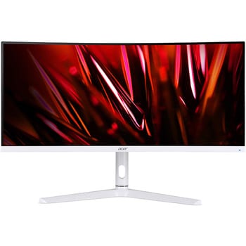 XZ306CXwmiiiphx Nitro 29.5型ウルトラワイド液晶ディスプレイ  (29.5型/2560×1080/HDMI、DisplayPort/ホワイト/スピーカー搭載/VA/非光沢/湾曲1500R/UWFHD/21:9/350cd/1ms/200Hz)  1台 Acer(エイサー) 【通販モノタロウ】