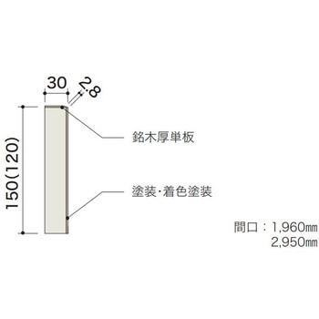 ライブナチュラルプレミアム 付框 塗装品(ナチュラルマット塗装フロア対応) 朝日ウッドテック
