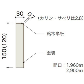 ライブナチュラル 付框 塗装品(ピュアハード塗装フロア対応) 朝日ウッドテック