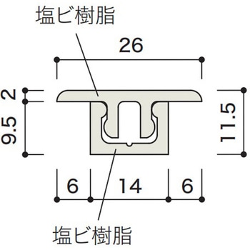 インターフィット 床見切り(被せ型) スマートハード用 朝日ウッドテック