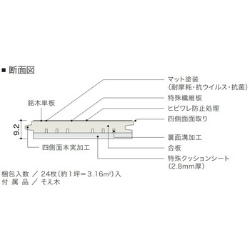 ライブナチュラルMSX スマートハードHLBF 朝日ウッドテック