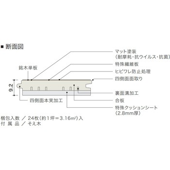 ライブナチュラルMRX スマートハード145 朝日ウッドテック