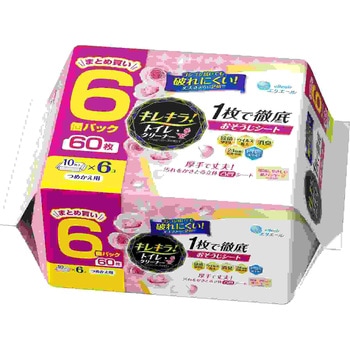 キレキラ!トイレクリーナー 1枚で徹底おそうじシート 大王製紙