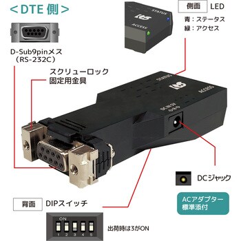 RS-BT62CR Bluetooth RS-232C変換アダプター ケーブルリプレイスメント