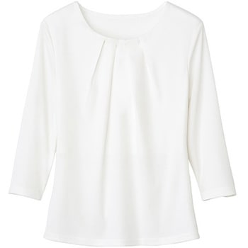 カットソー 七分袖 レディース Uネック 事務服 サーヴォ(旧:サンペックスイスト)