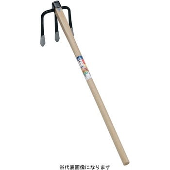 手打全鋼 ラクホリ三本鍬 浅野木工所
