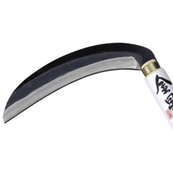 鋼付片刃薄鎌 改良柄 180mm キンボシ