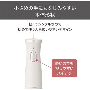 ハンドブレンダー ミキサー チョッパー 両面おろし刃 バルーンビーター付き 1台5役【つぶす/まぜる/きざむ/おろす/泡立てる】 金属製 食洗器対応 ホワイト テスコム