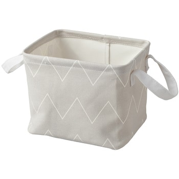 STORAGE BASKET S シェブロン パール金属
