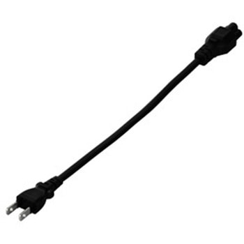 電源ケーブル DELL/HP用 3ピンソケット(メス)⇔2ピンプラグ(オス) BUFFALO(バッファロー)