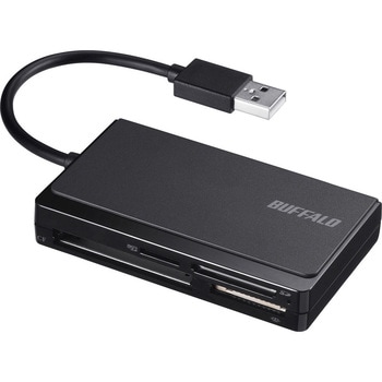 USB2.0 マルチカードリーダー ケーブル収納モデル BUFFALO