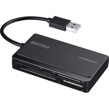 USB2.0 マルチカードリーダー UHS-I対応 ケーブル収納モデル BUFFALO(バッファロー)