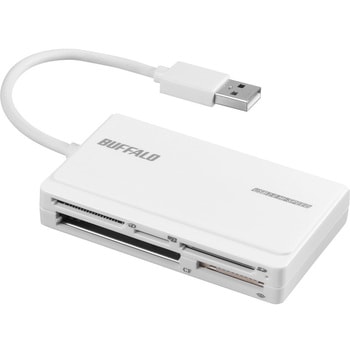 USB2.0 マルチカードリーダー UHS-I対応 ケーブル収納モデル BUFFALO(バッファロー)