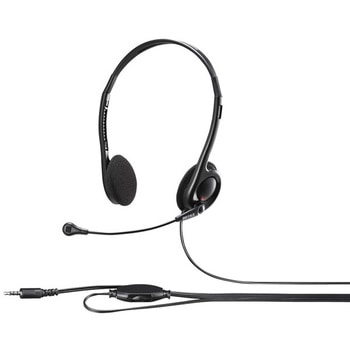 両耳ヘッドバンド式ステレオヘッドセット 4極ミニプラグ接続 BUFFALO(バッファロー)