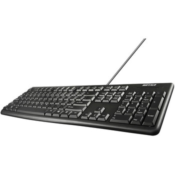 USB接続 有線スタンダードキーボード US English配列 BUFFALO(バッファロー)
