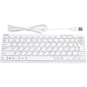 USB接続 有線コンパクトキーボード BUFFALO(バッファロー)