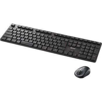 無線2.4GHz 静音設計 フルキーボード マウスセット 日本語配列 BUFFALO(バッファロー)