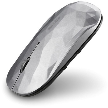 薄型 5ボタン Bluetooth BlueLEDマウス ジオメトリー BUFFALO(バッファロー)