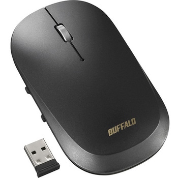 薄型 5ボタン 無線 BlueLEDマウス ノーマル BUFFALO(バッファロー)
